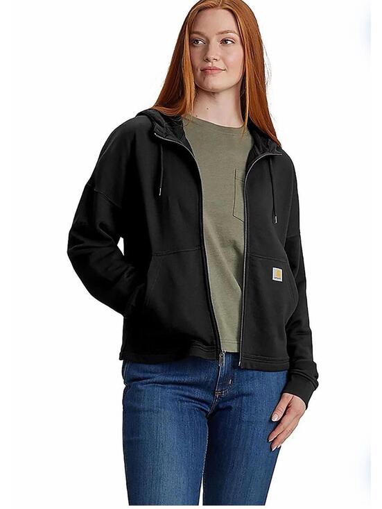 Carhartt Jackets & Blazers - Carhartt Women's TENCEL Fiber Series Loose Fit Full-Zip Sweatshirt Size Small